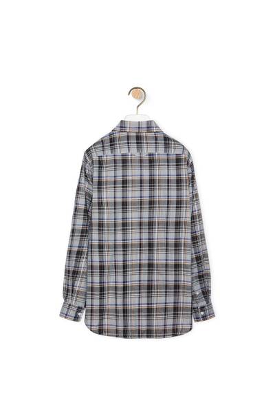Loewe Check shirt in cotton and polyester outlook