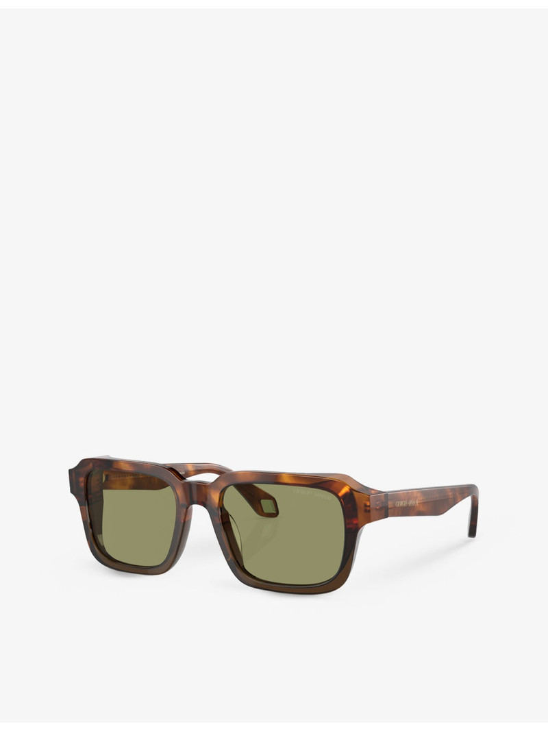 GIORGIO ARMANI AR8194U rectangle-frame acetate sunglasses outlook