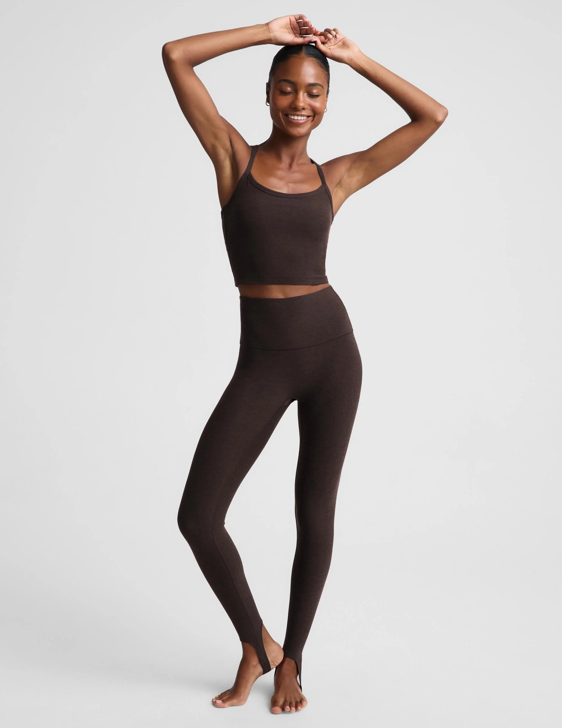 Spacedye™ Stirrup High Waisted Midi Legging - 1