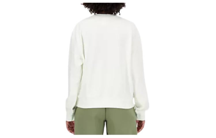 (WMNS) New Balance Sport Essentials French Terry Crew Sweatshirt 'Sea salt' WT41508-SST - 2