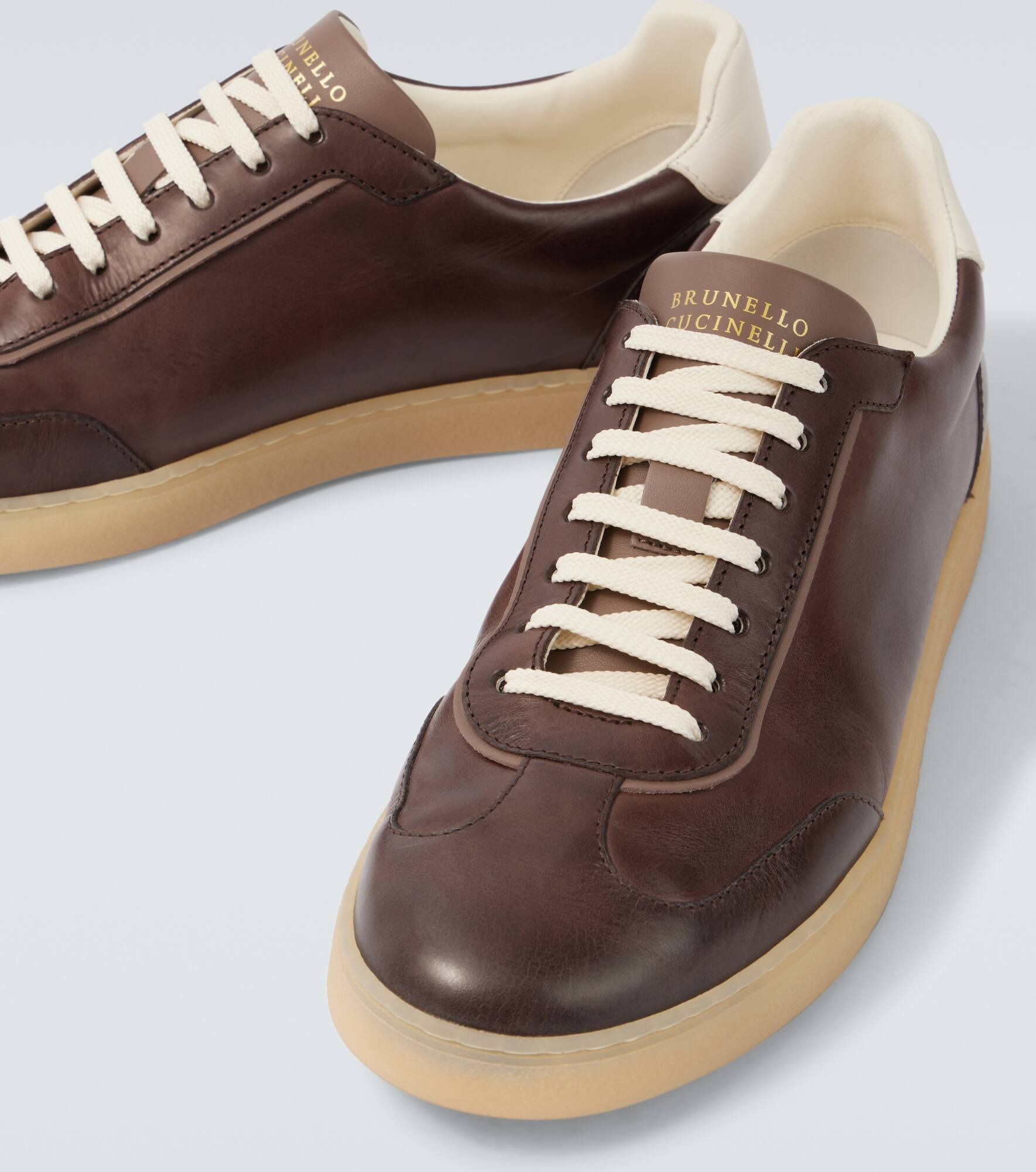 Leather sneakers - 3
