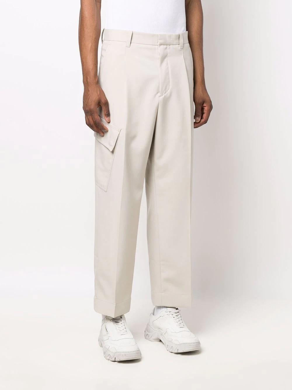 straight-leg trousers - 3