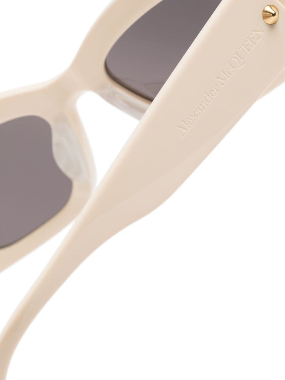 stud-detailing rectangle-frame sunglasses - 3