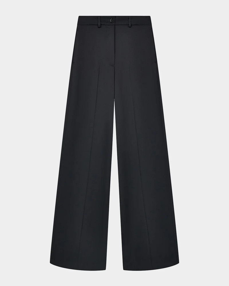 Wide-Leg Satin Pants 1