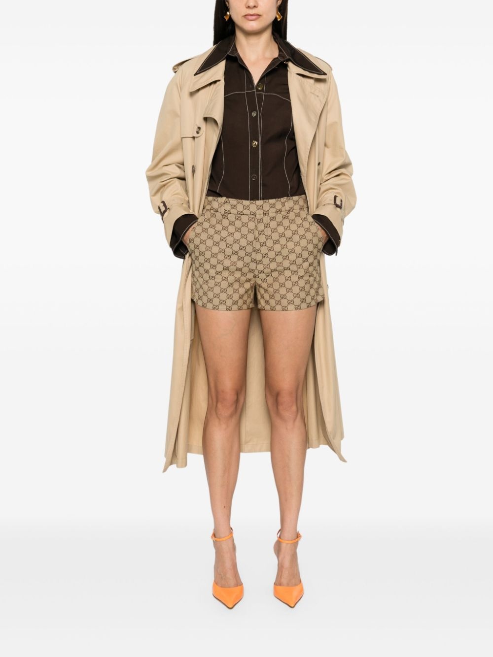 GG cotton shorts - 2