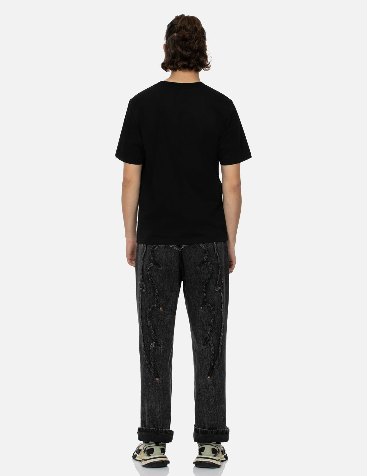 TANUKI AND DARUMA PRINT REGULAR FIT T-SHIRT - 6