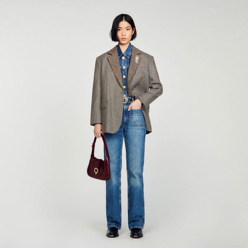 Sandro HOUNDSTOOTH BLAZER outlook