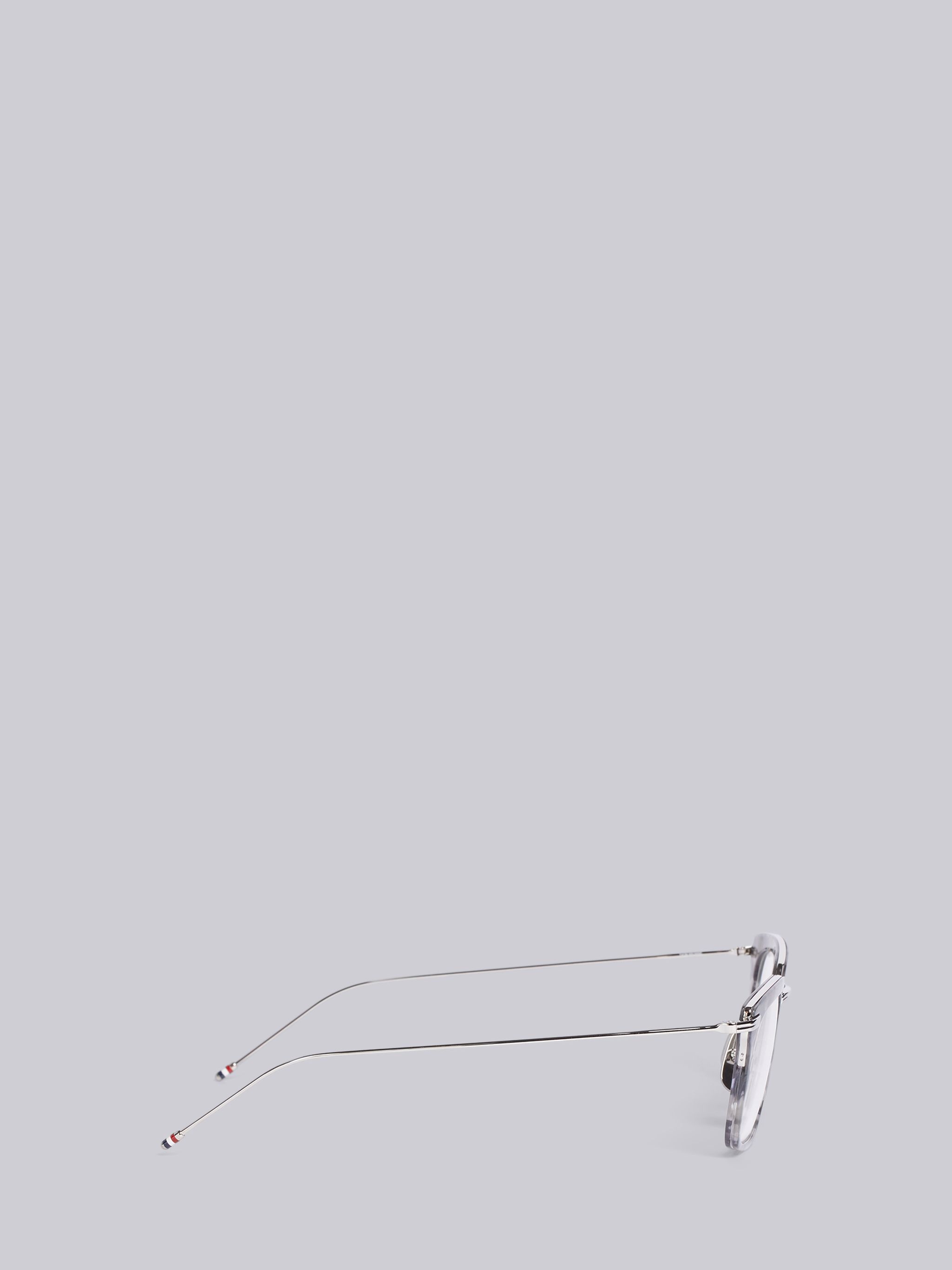 TB916 - Grey Tortoise Wayfarer Glasses - 3