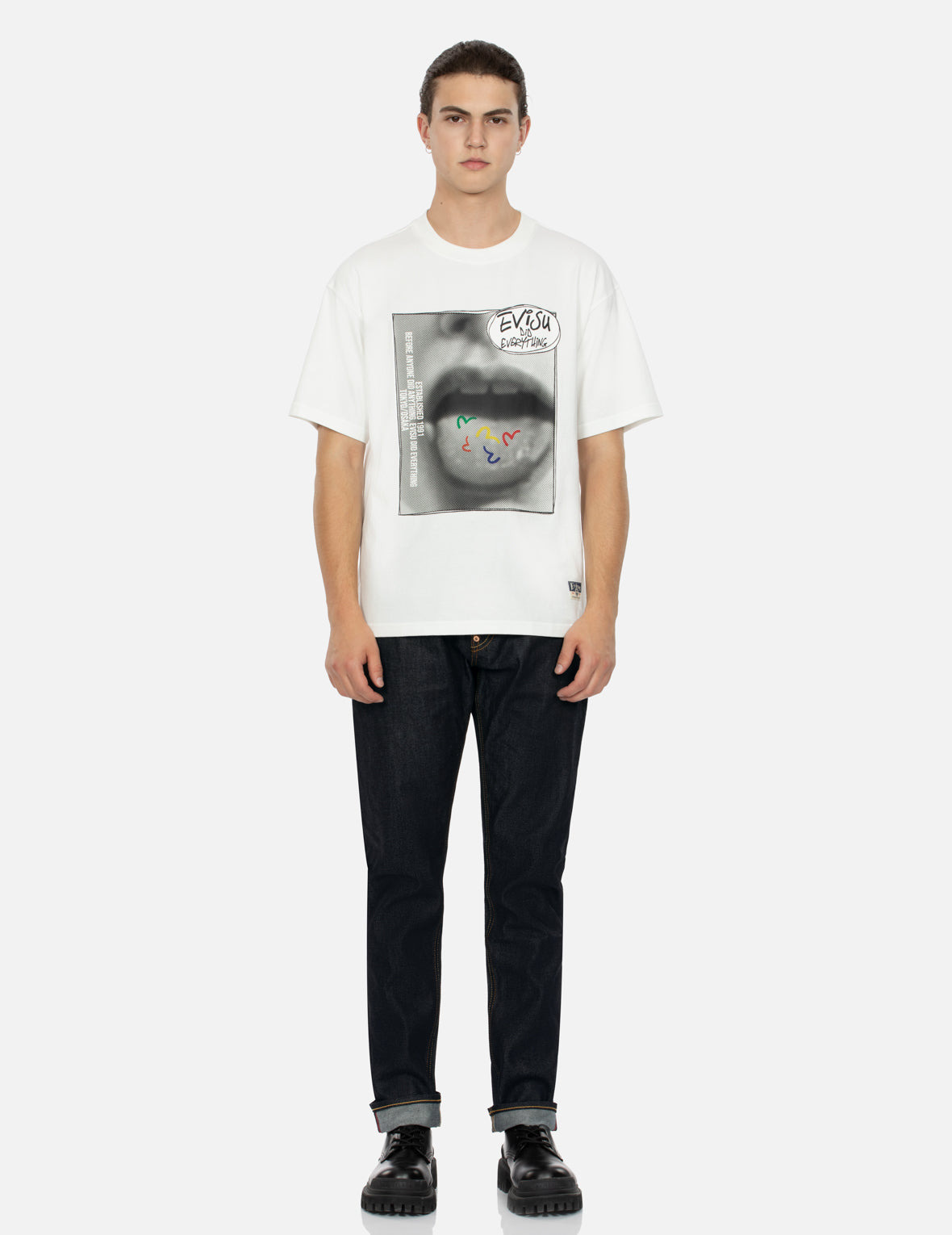 VINTAGE IMAGE PRINT RELAX FIT T-SHIRT - 5