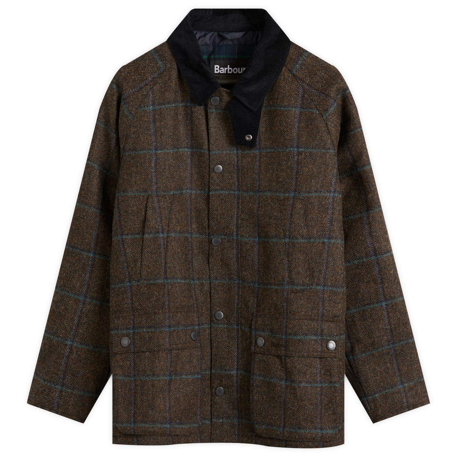 Barbour Bedale Check Wool Jacket - 1