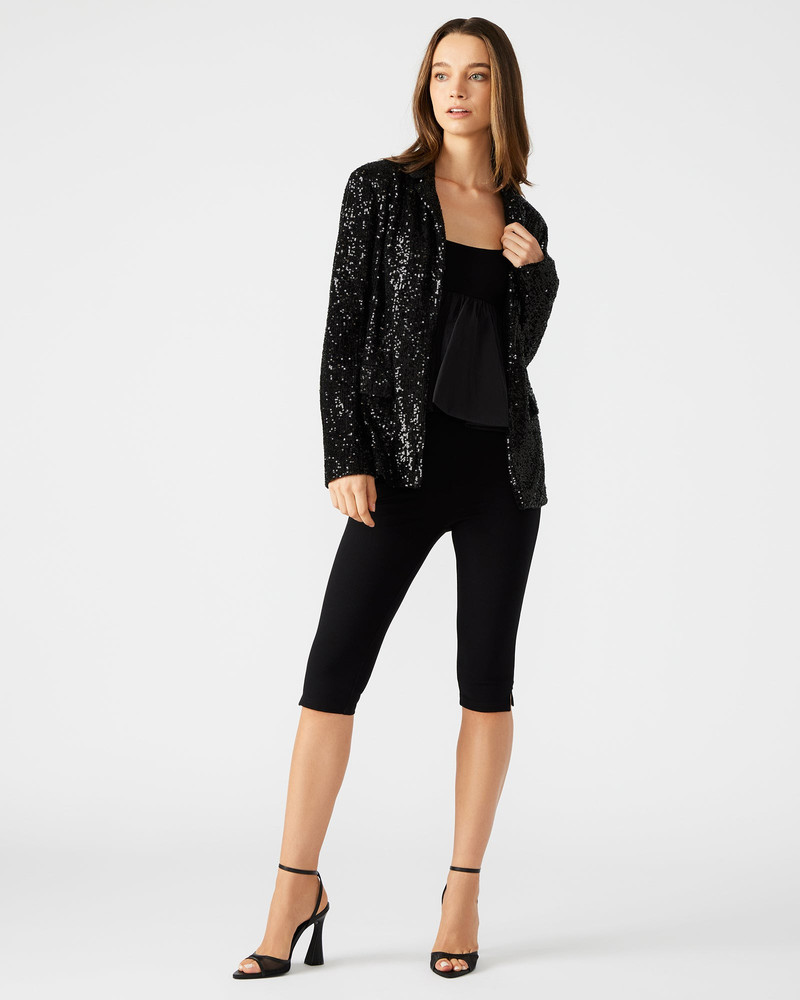 PAYTON SEQUIN BLAZER BLACK 5