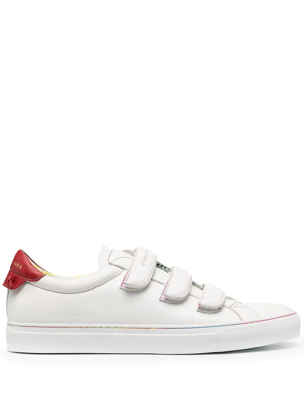 touch-strap low-top sneakers - 1