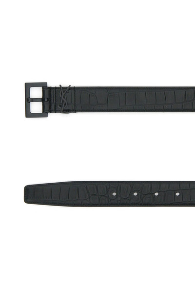 SAINT LAURENT YSL LEATHER BELT outlook