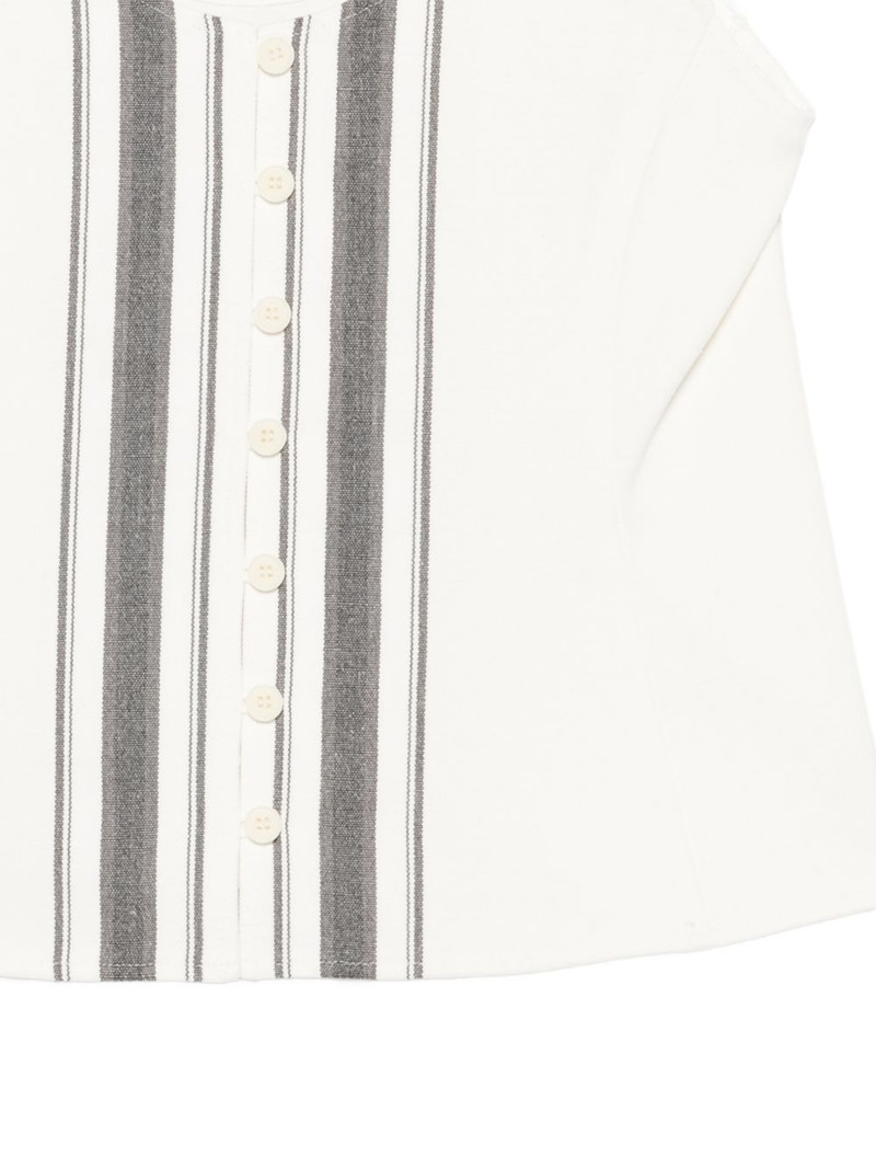 striped button top 3