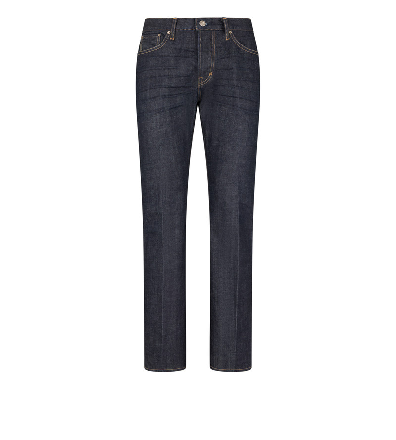 RINSE BLUE STRETCH BOOTCUT DENIM 1