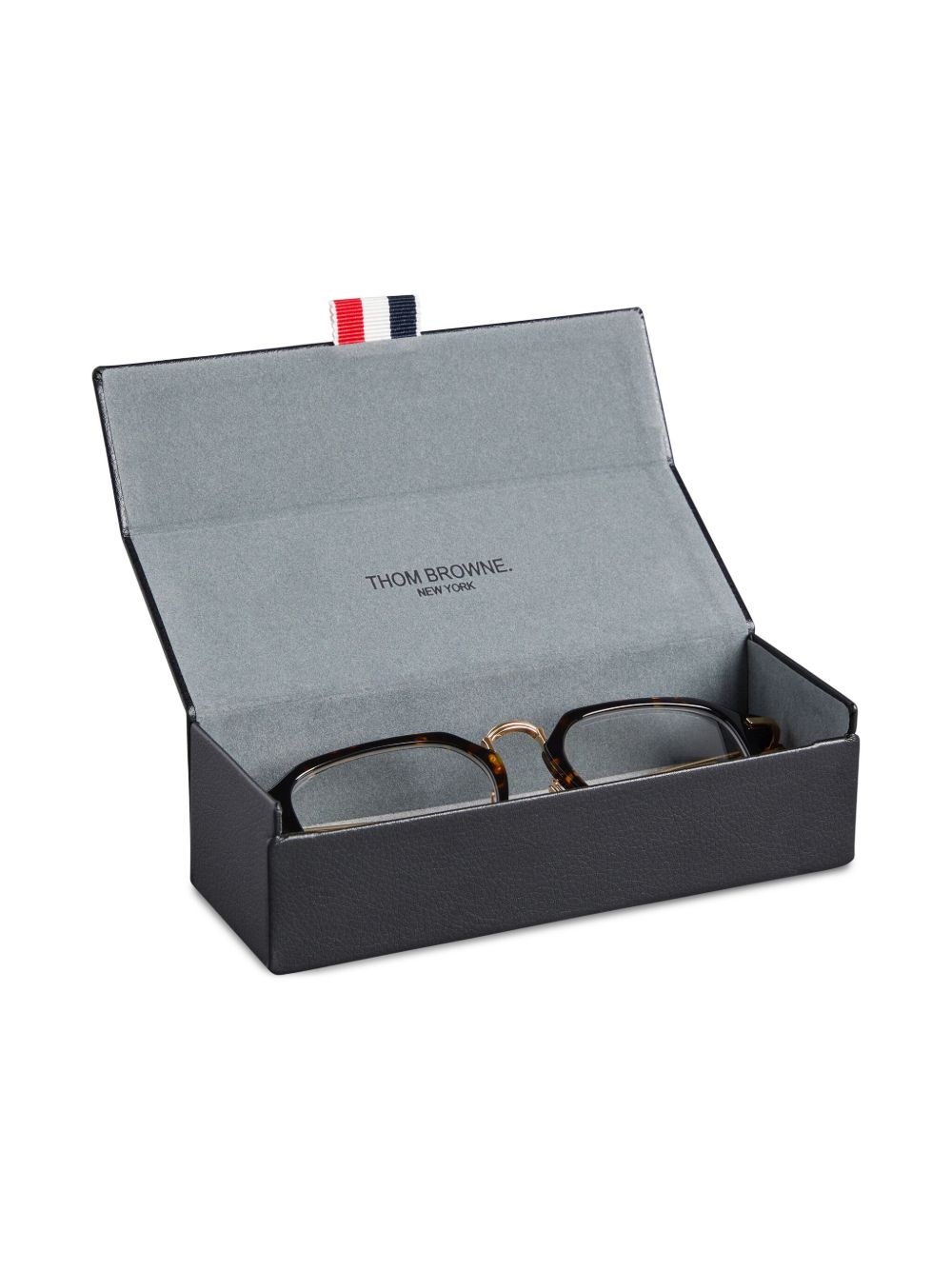 tortoiseshell rectangle-frame glasses - 4