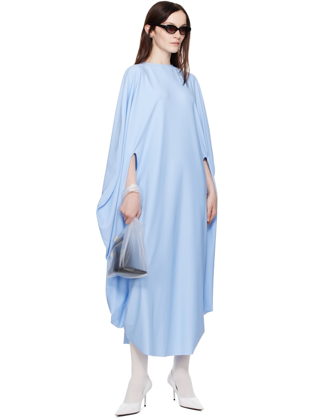 Blue Cercle Midi Dress - 5