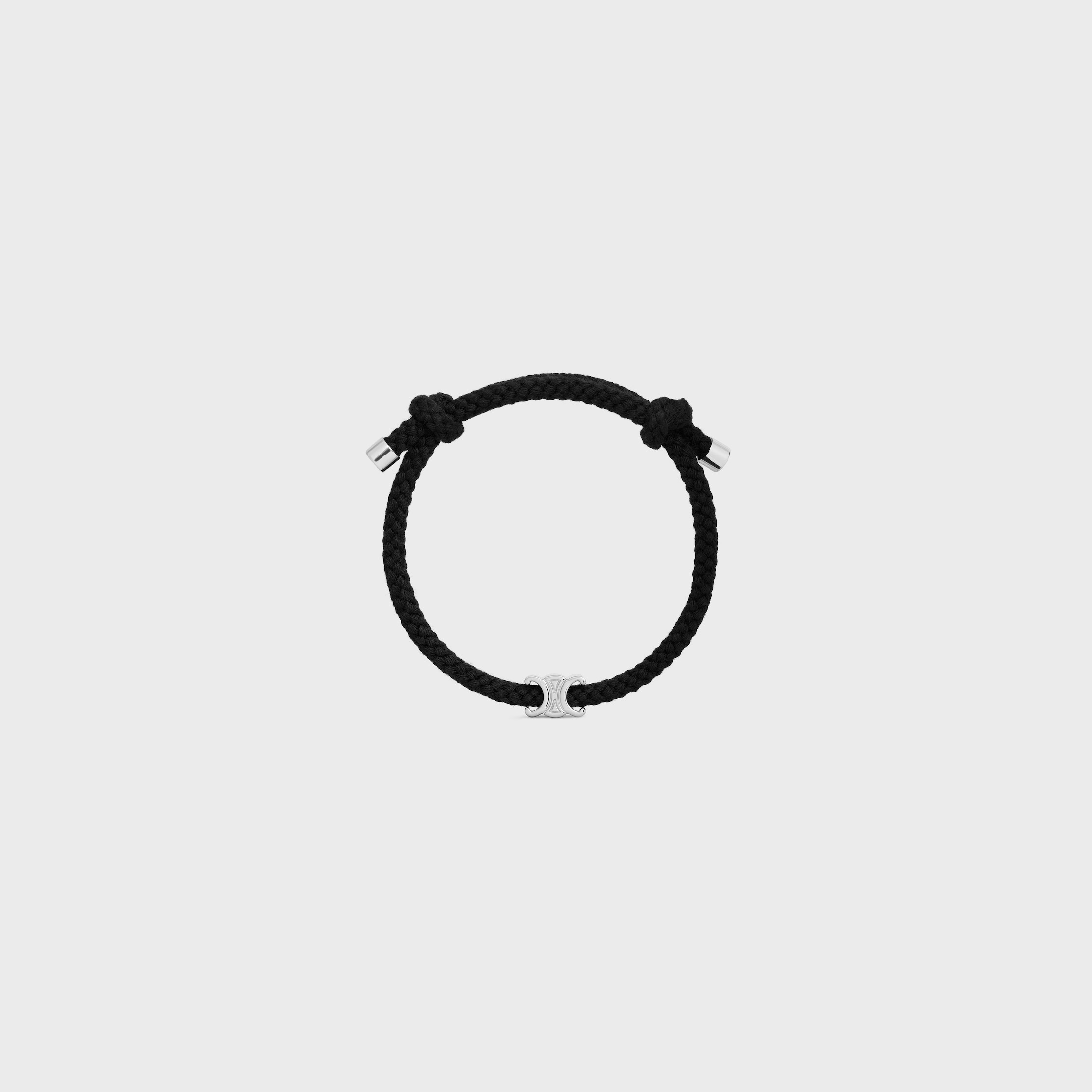 Triomphe Beach Bracelet in Acrylic and Brass with Rhodium Finish - 1