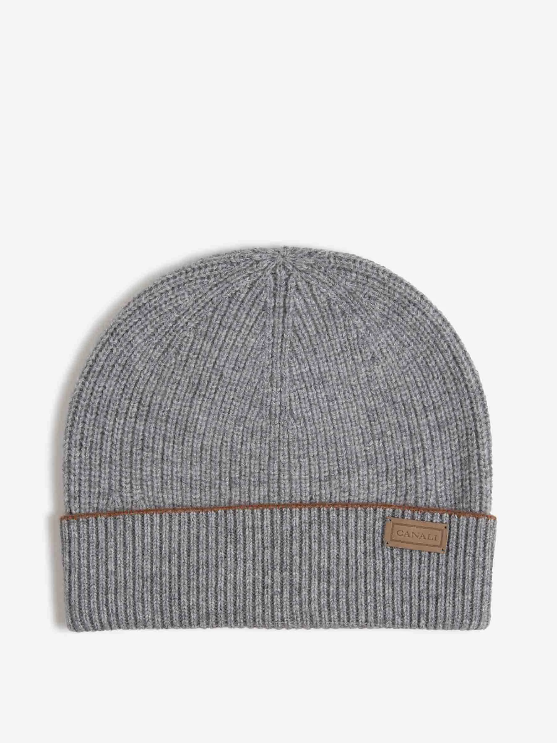 RIBBED WOOL CASHMERE HAT - 1