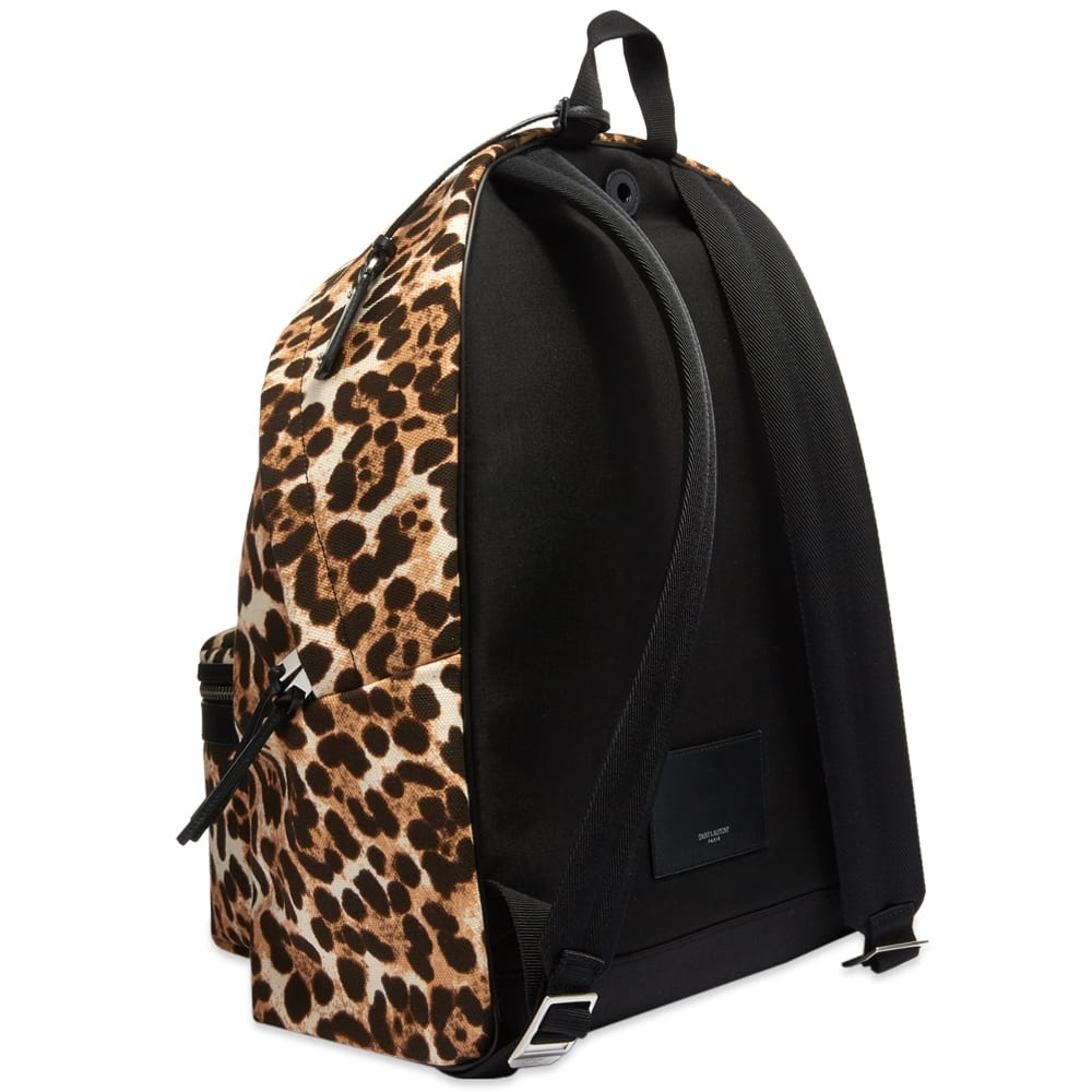 Saint Laurent Leopard City Backpack - 2