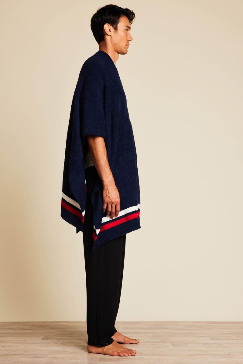 Barefoot Dreams CozyChic® Atlanta Braves™ 3 in 1 Poncho outlook