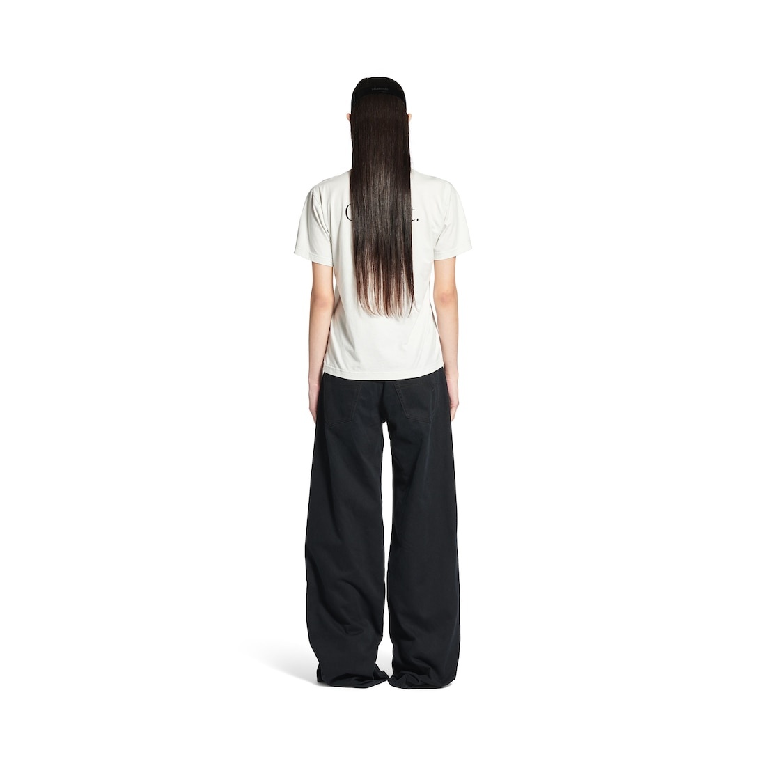 Women's Knife Pump T-shirt Small Fit in White - 4