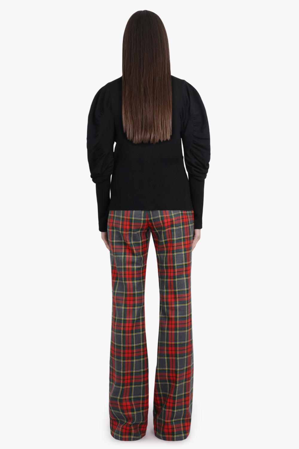 ELI BALLOON SHOULDER KNIT CARDIGAN | BLACK - 5
