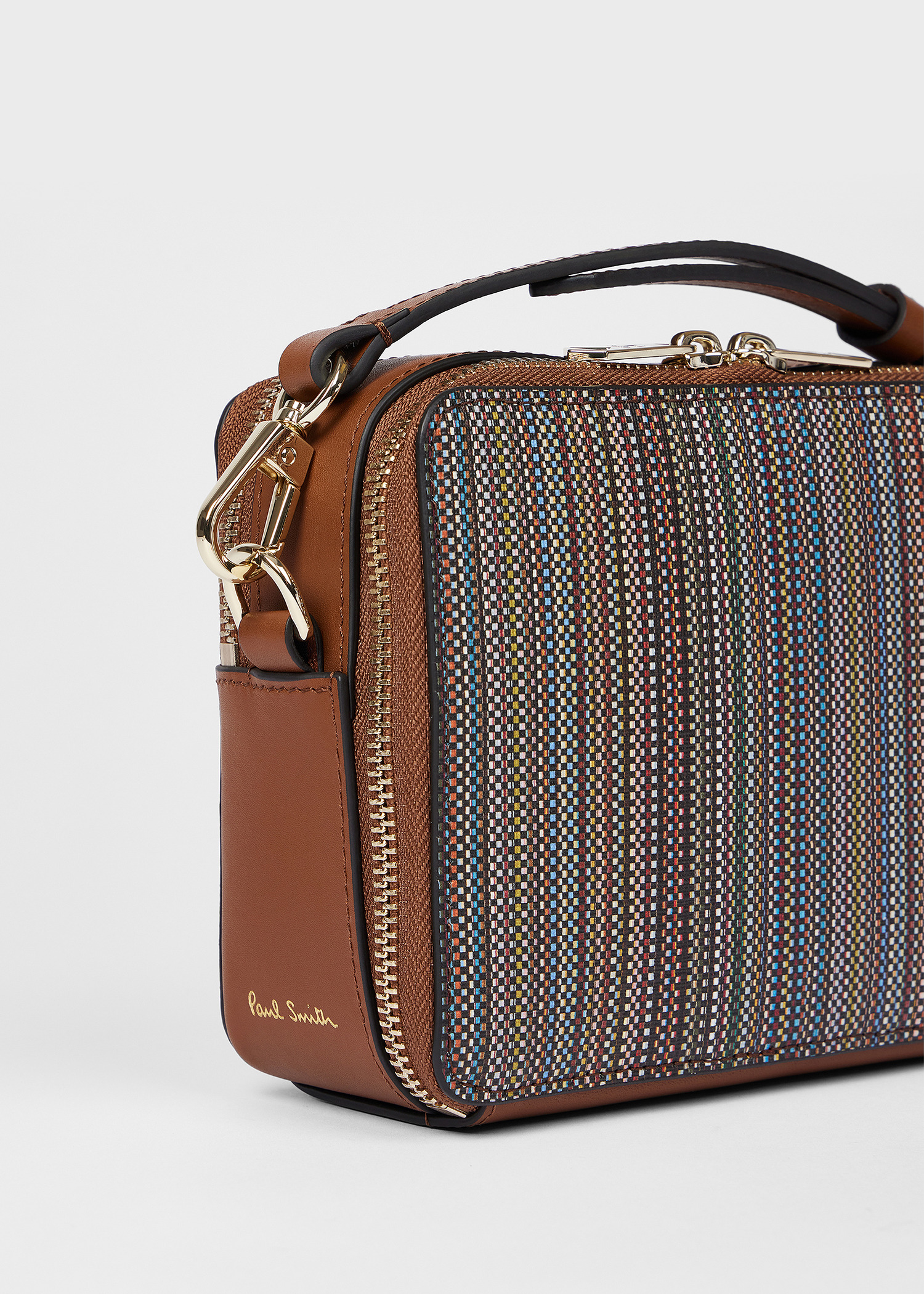 Women's 'Signature Stripe' Canvas Camera Bag - 3