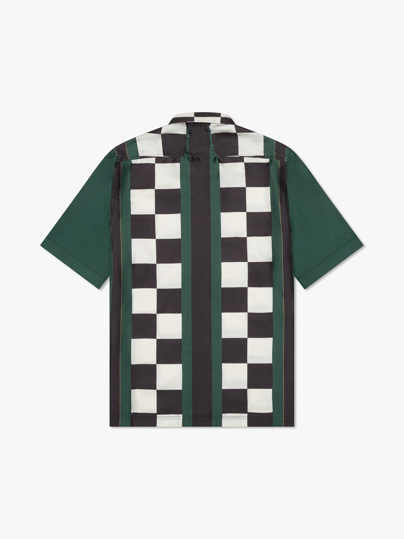 Rhude RACE FLAG BUTTON DOWN outlook