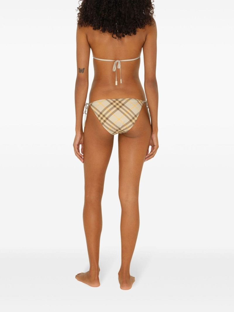 check-print bikini briefs 6