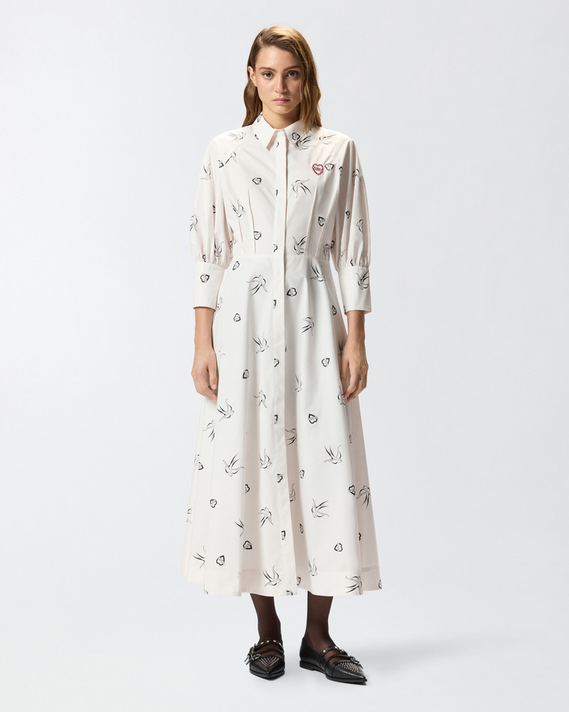 PINKO TATTOO-PRINT SHIRT DRESS outlook