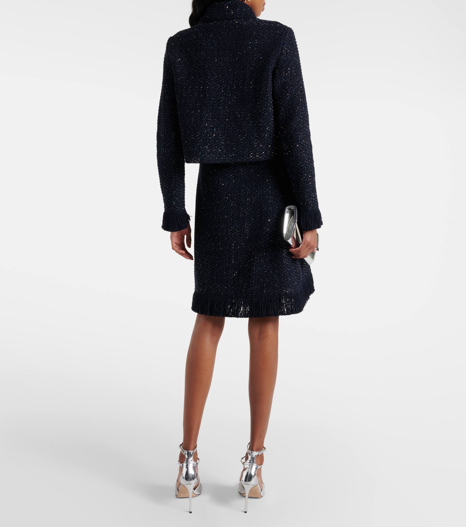 Cotton-blend tweed jacket - 3