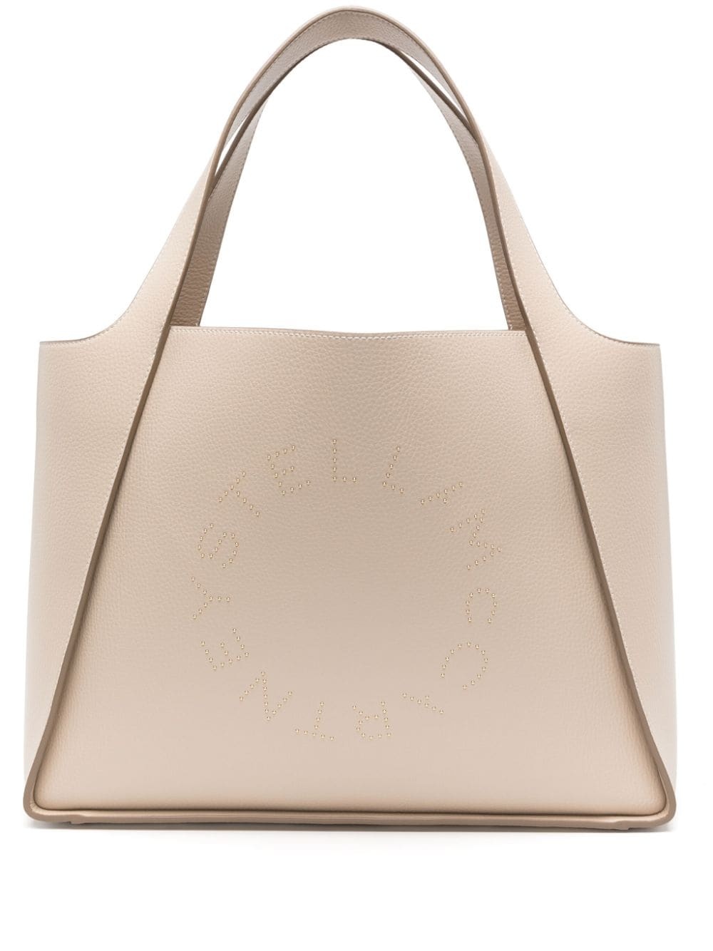 logo-studded faux-leather tote bag - 1