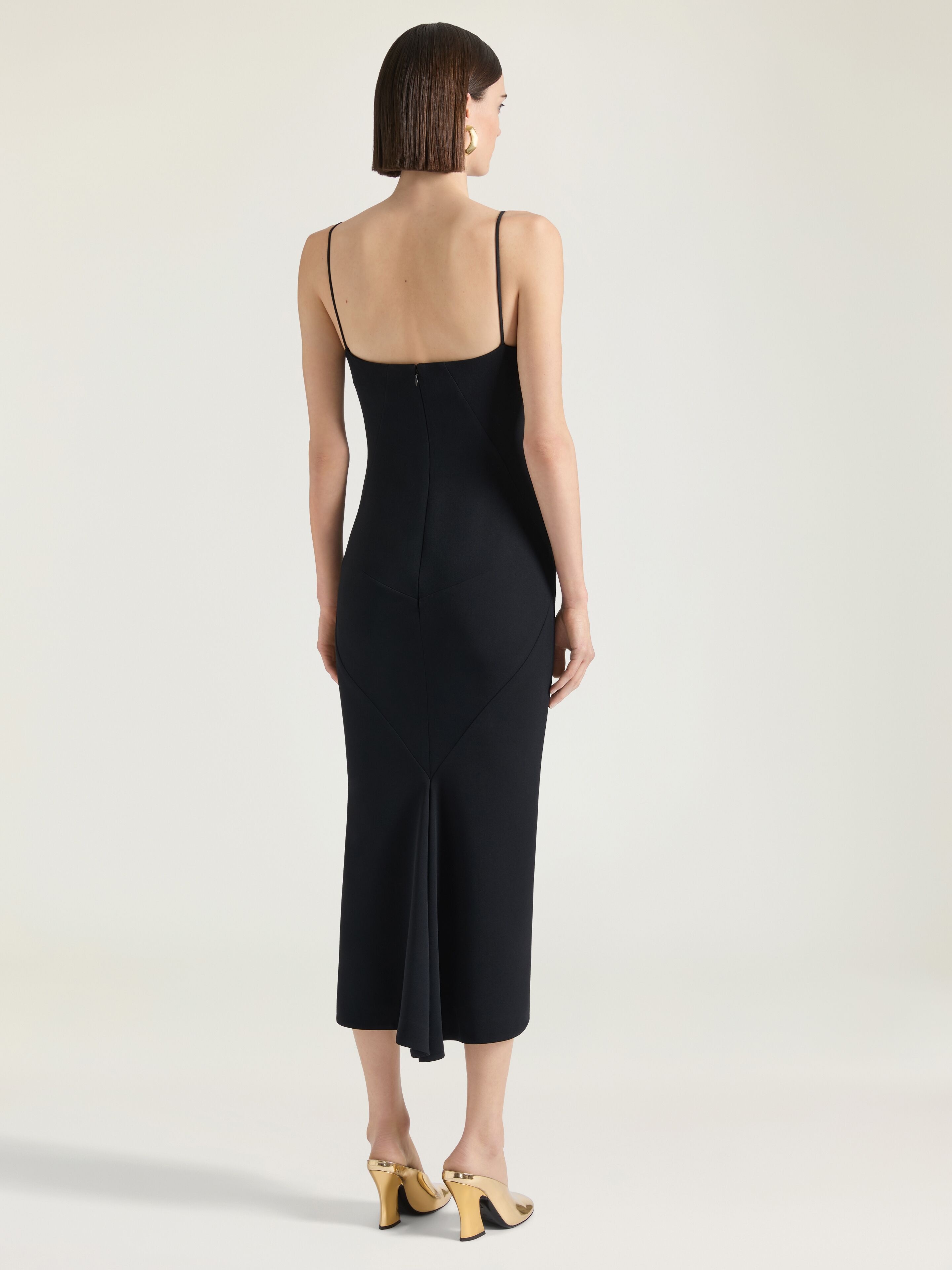 SLICED MID-LENGTH DRESS - 3
