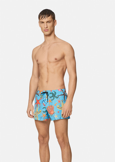 VERSACE Trésor de la Mer Print Short Swim Shorts outlook