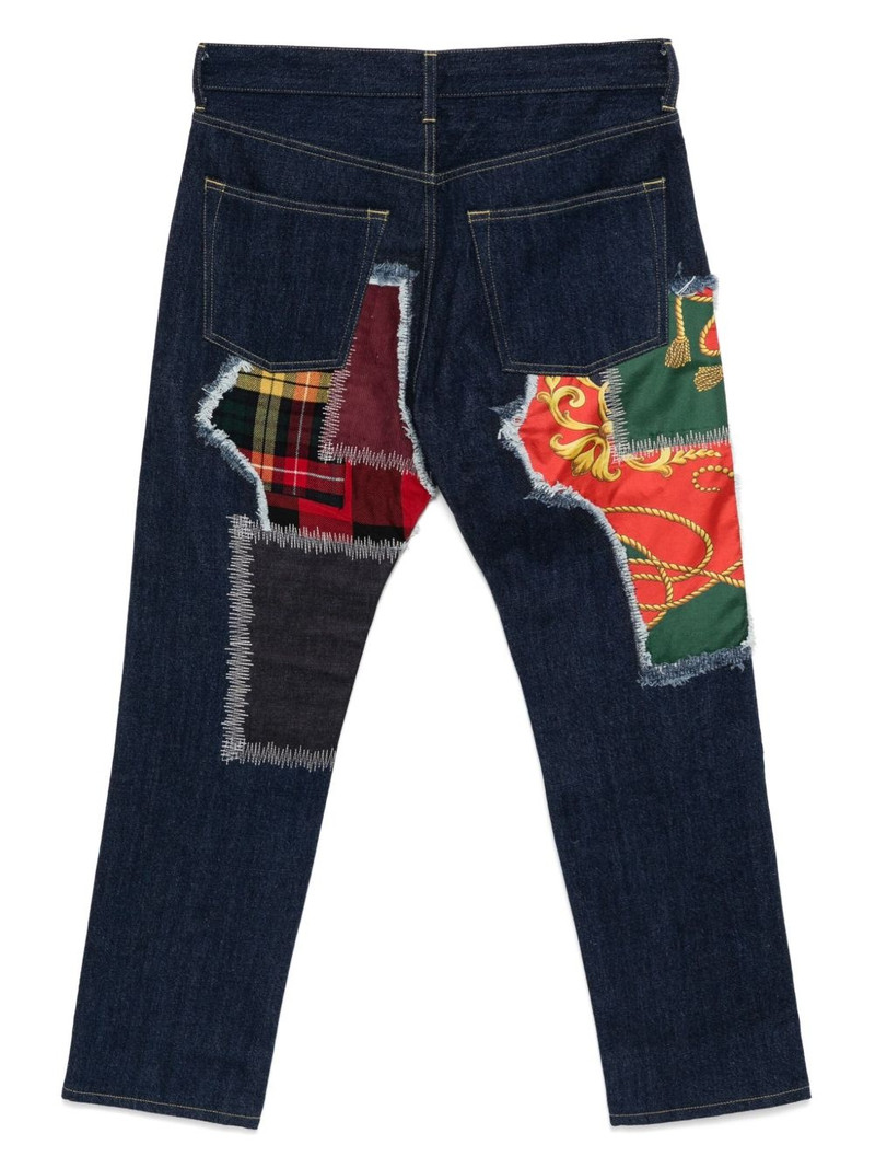 Junya Watanabe MAN patchwork jeans outlook