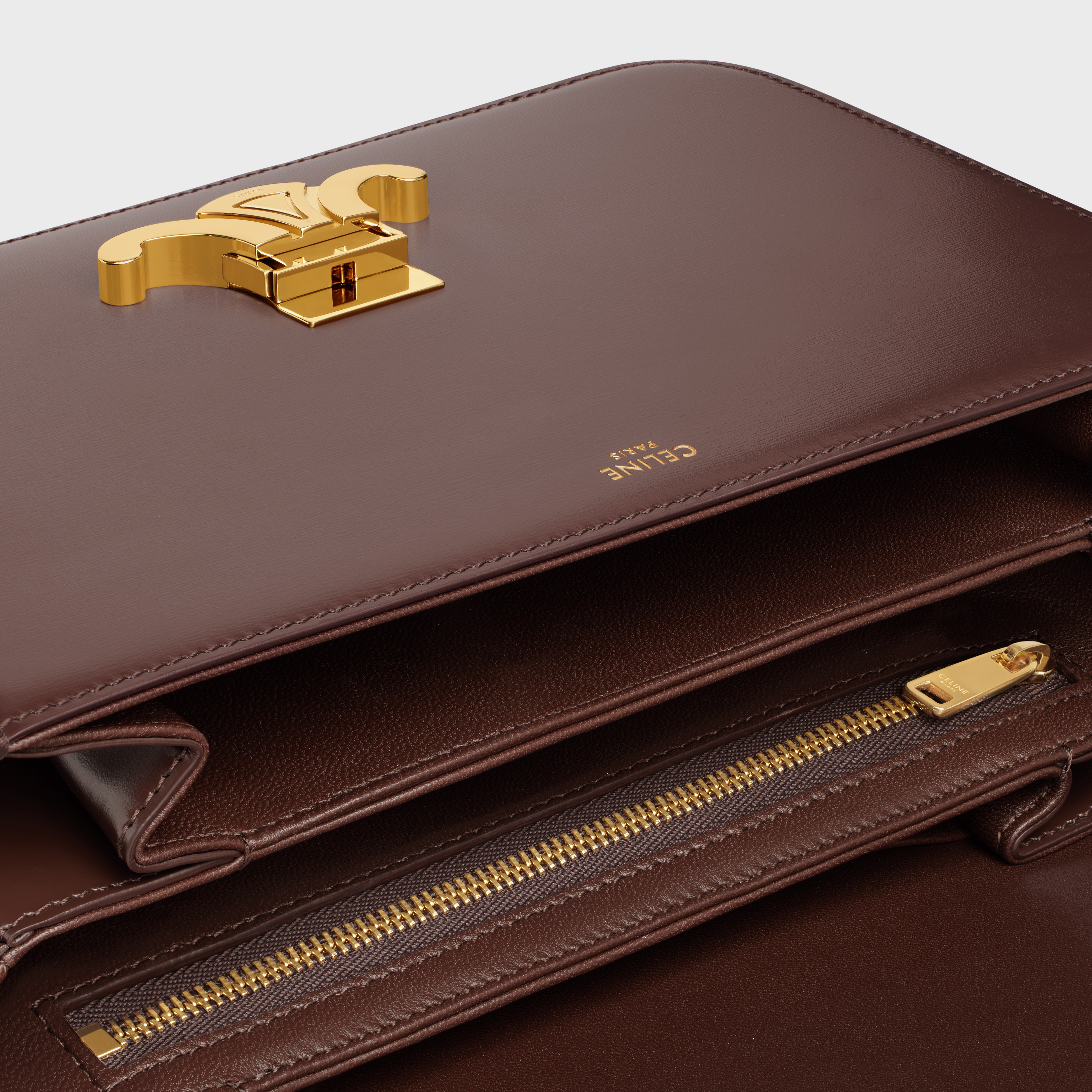 Classique Triomphe Bag in shiny calfskin - 4