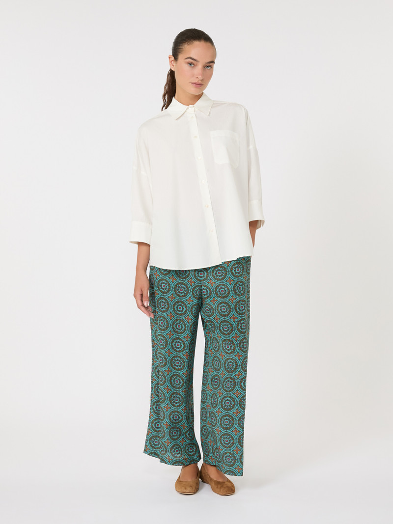 WEEKEND Max Mara ZAVORRA Oversized poplin shirt outlook