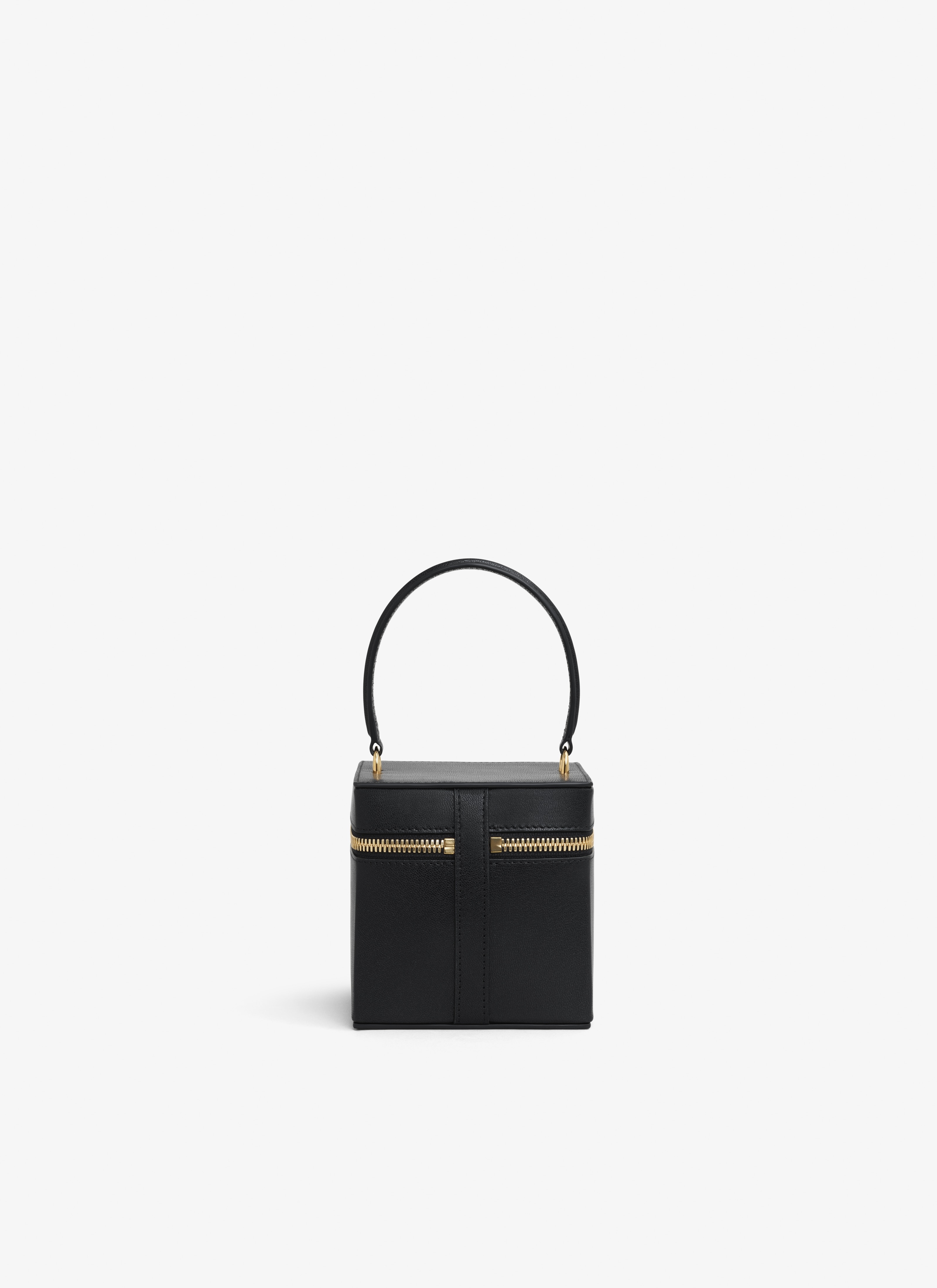 CUBE VANITY CASE IN SHINY GOATSKIN - 4
