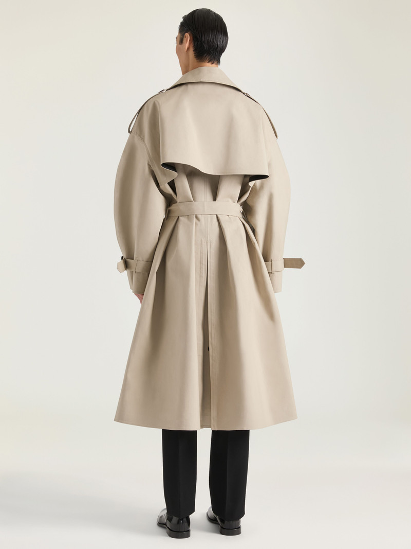 COUTURE SEAM TRENCH COAT IN COTTON 3
