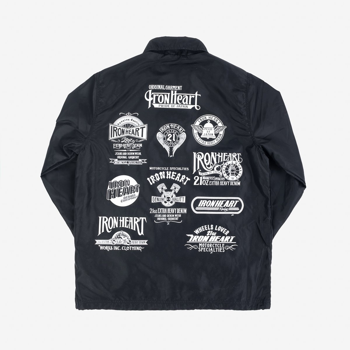 IHJ-117-BLK 20th Anniversary Nylon Windbreaker - Black - 5