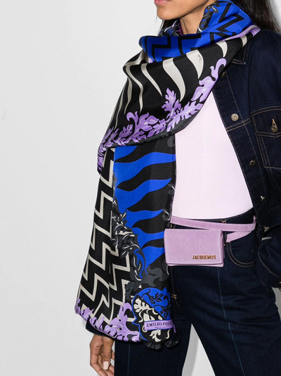 EMILIO PUCCI  Lupa print scarf outlook