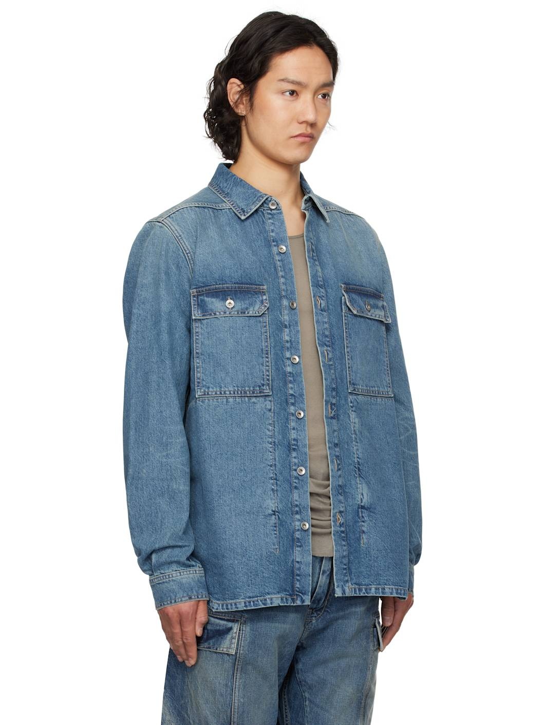Indigo Hollywood Denim Overshirt - 2