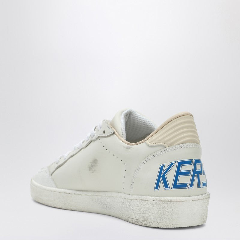 Golden Goose White/Bluette/Wood Ash Ballstar Sneakers Men - 2