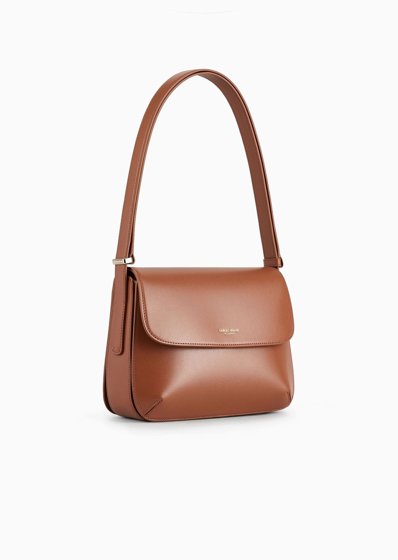GIORGIO ARMANI Large palmellato leather La Prima bag outlook