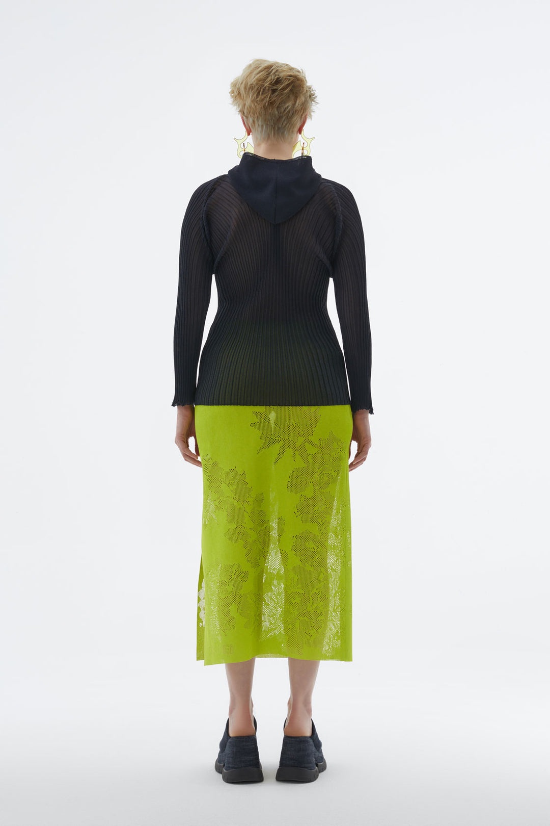 DARK BLUE PLISSE TOP - 4