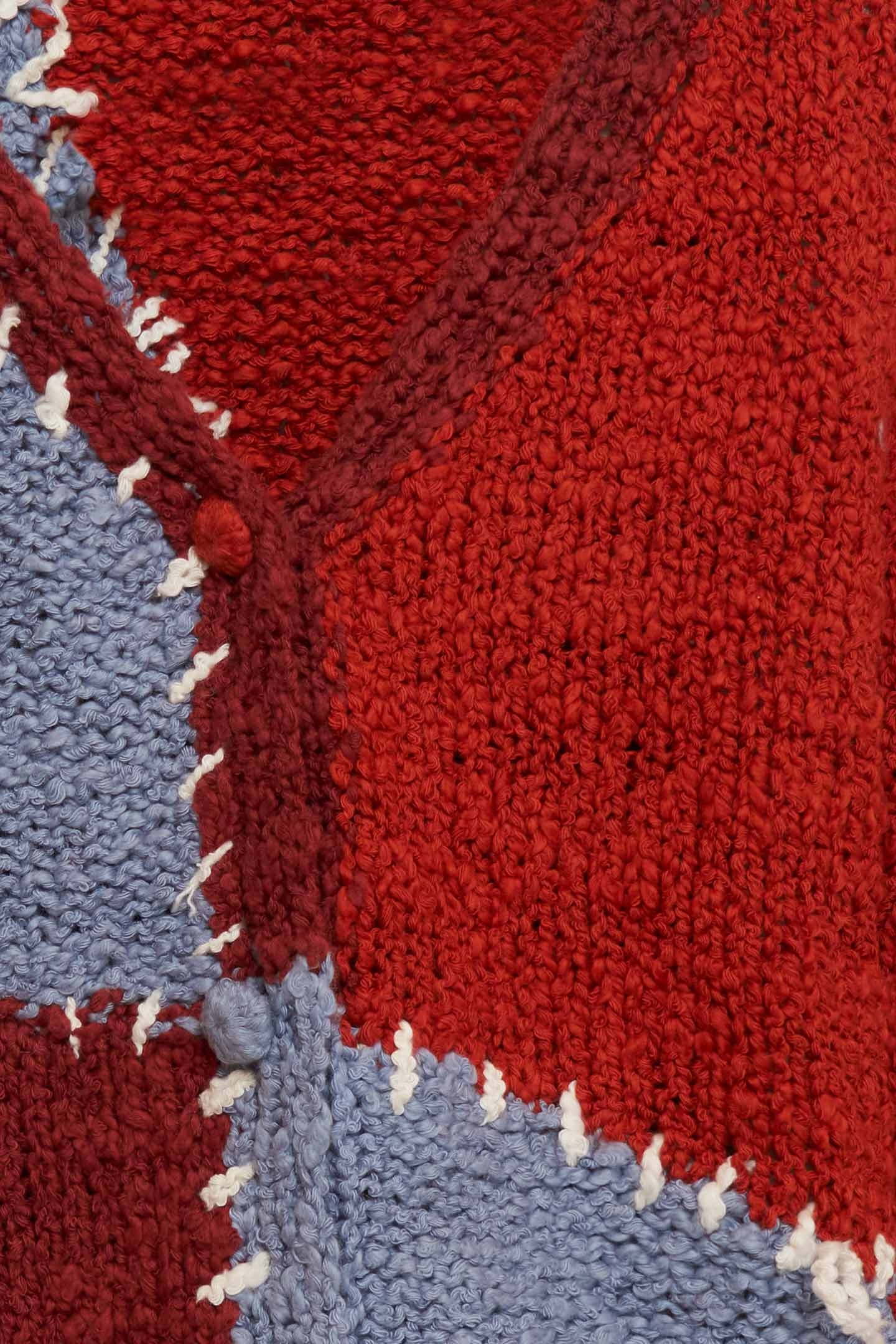 PATCHWORK BOUCLE CARDIGAN - 5