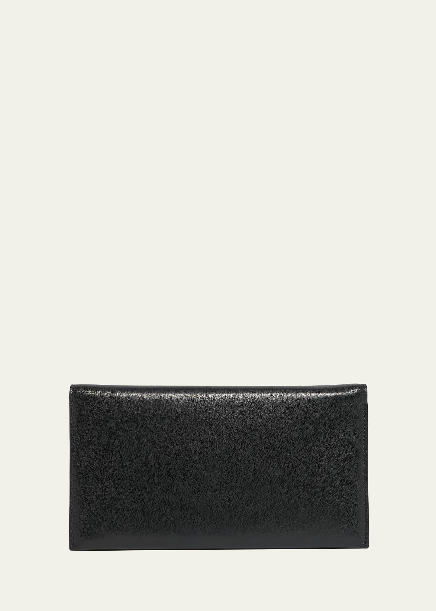 Logo Leather Travel Wallet - 3