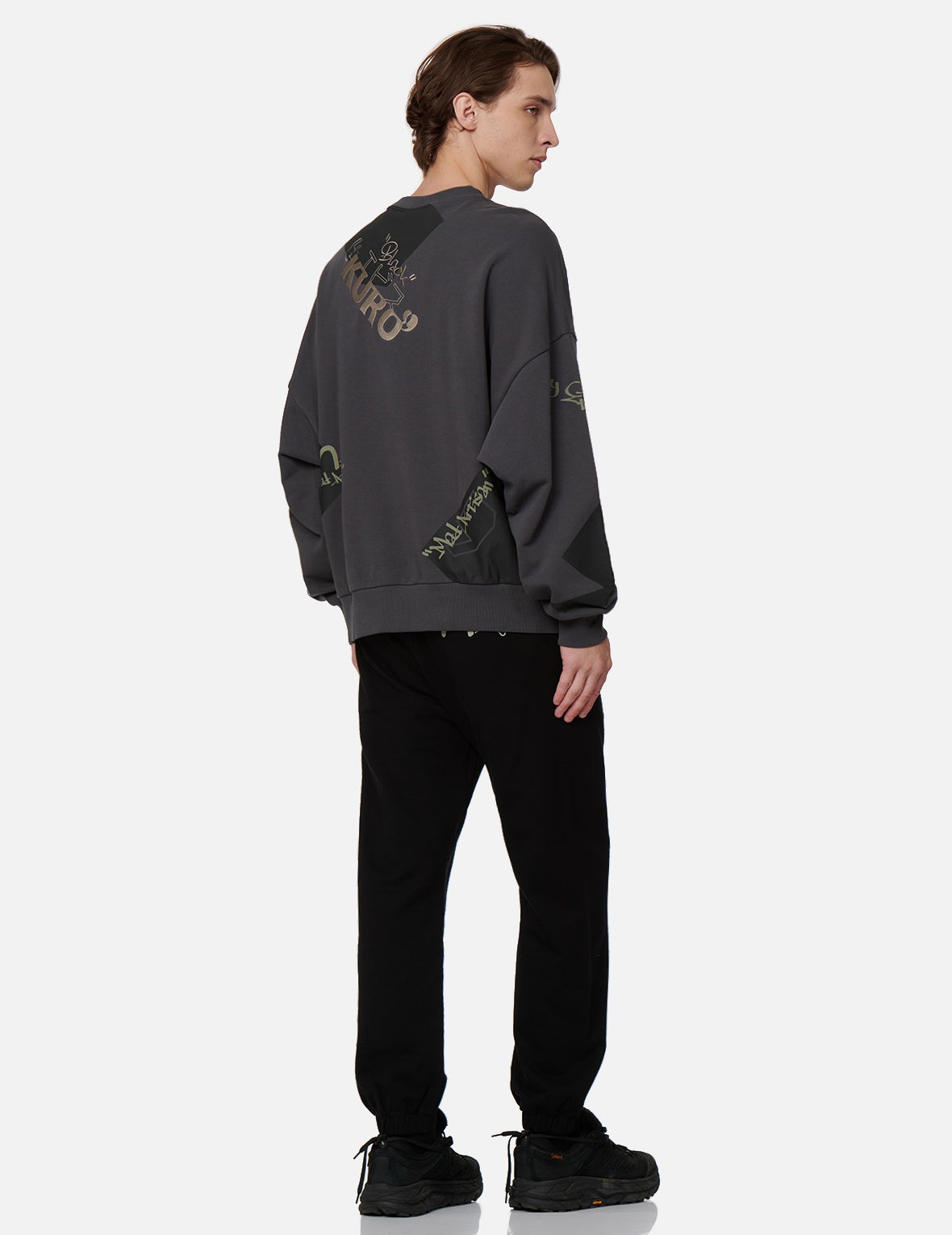 Quotation Mark Print Sweatshirt - 3