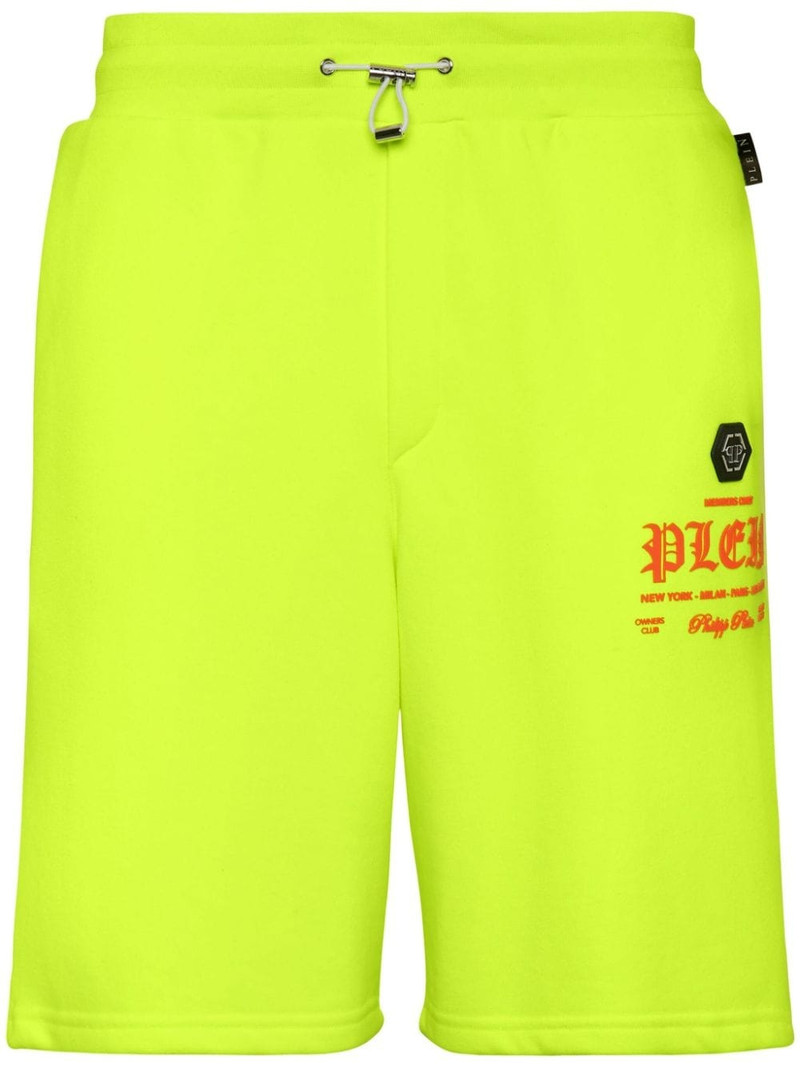 logo-embossed track shorts 1